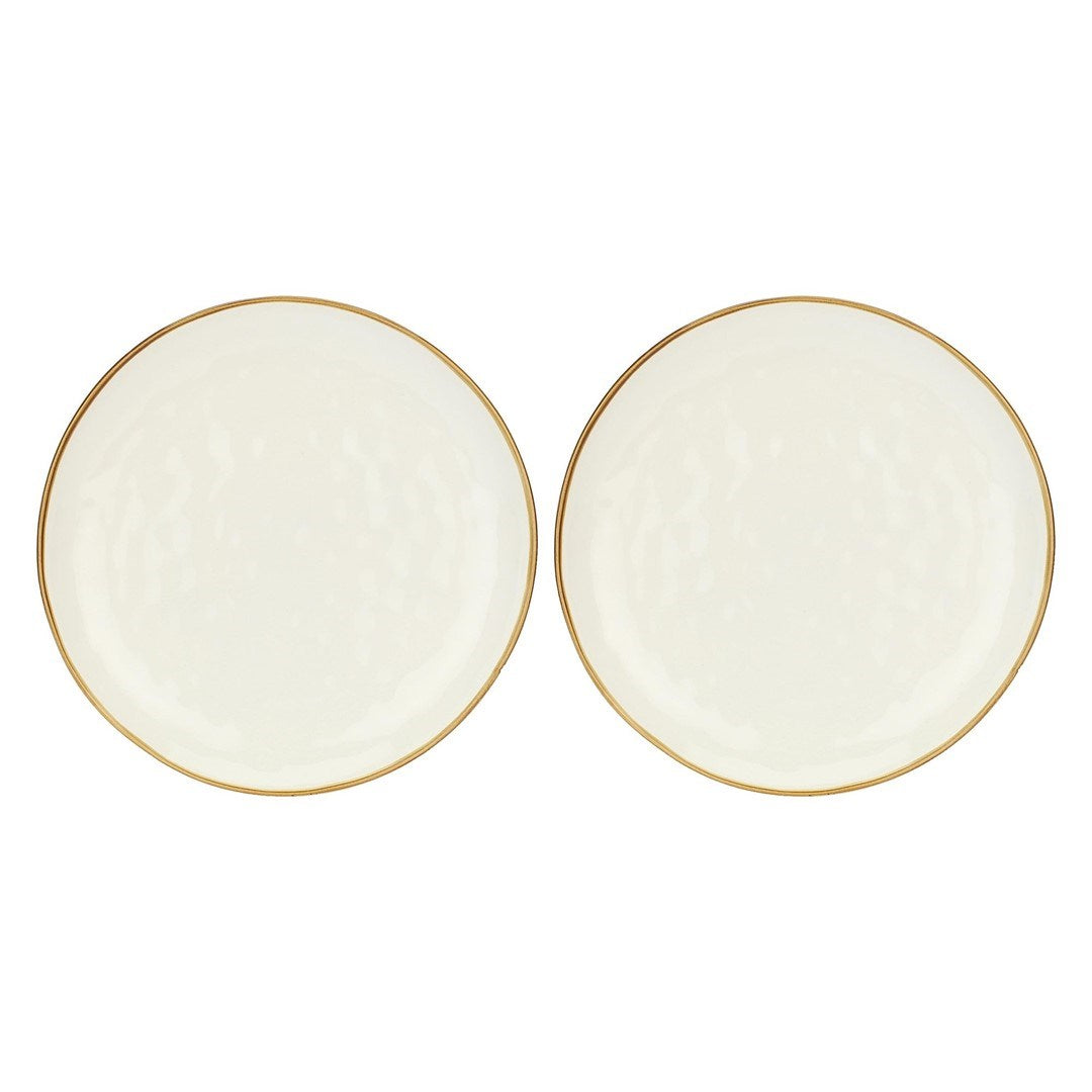 Rose&Tulipani Set of 2 Round Platters Ivory 32 cm R134000006-Z