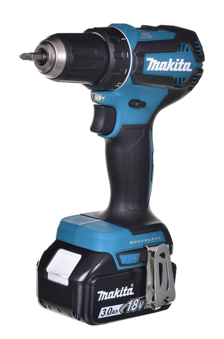 MAKITA DDF485RF3J Cordless Drill 18V with 3x 3Ah Batteries