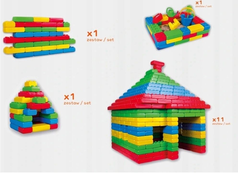 Marioinex ‘brick’ building blocks  33 pieces