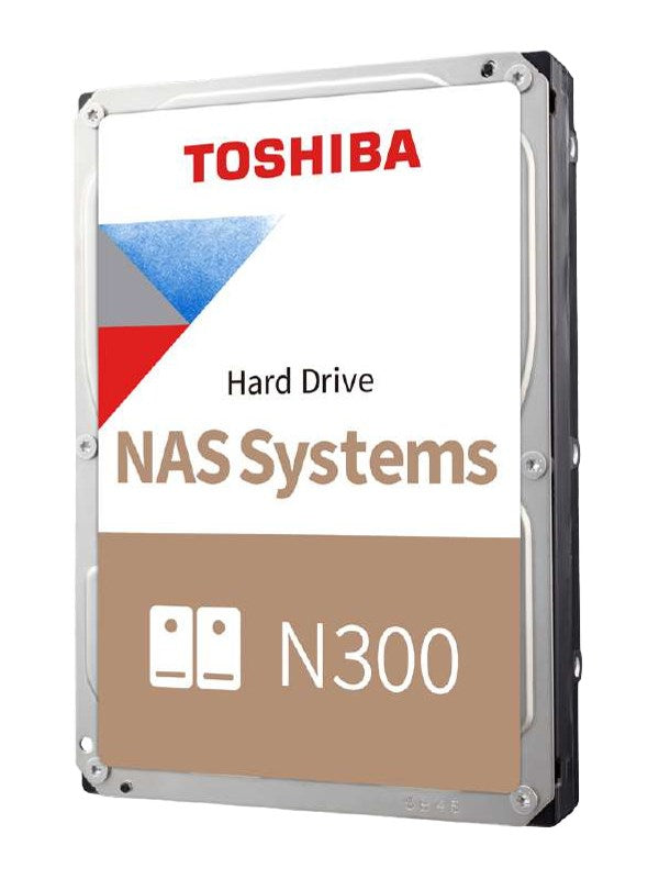 TOSHIBA N300 NAS HARD DRIVE 12TB BULK 3.5 SATA 7200 RPM 512MB CMR (HDWG51CUZSVA)