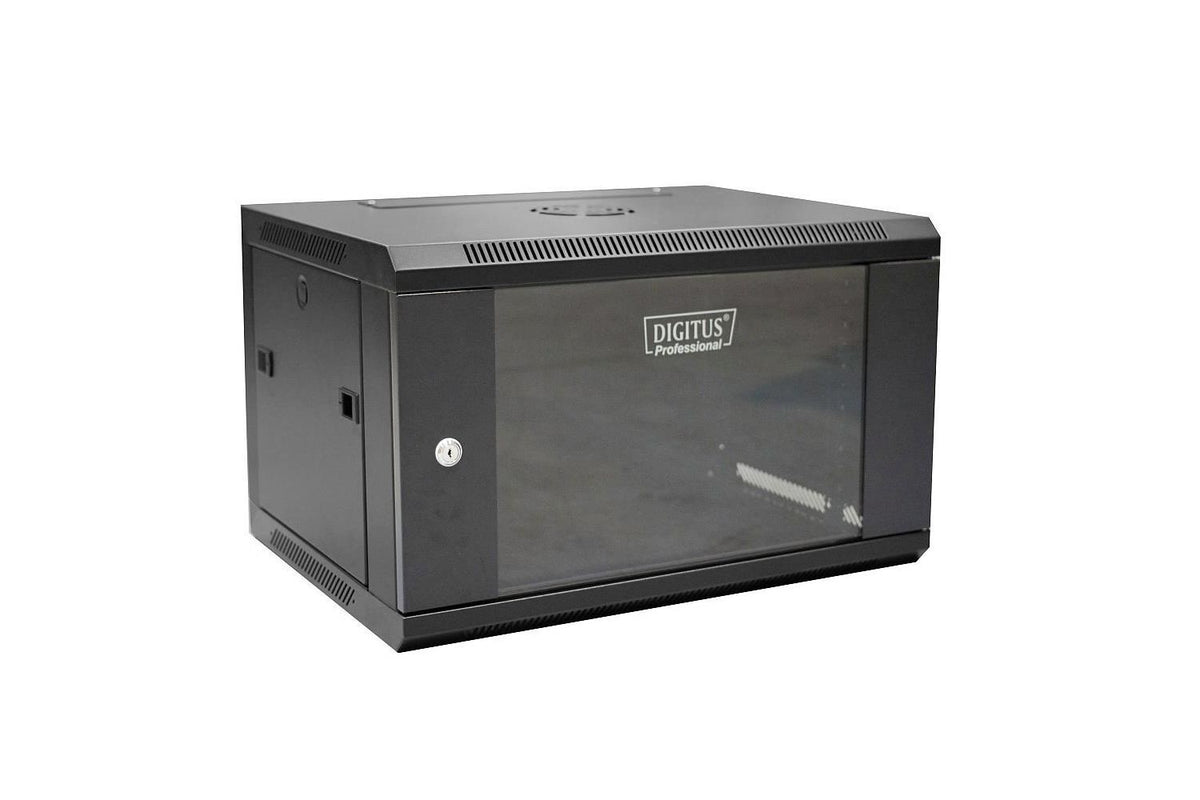 Digitus DN-W19 06U/450/B Rack Cabinet 6U Wall Mounted Black