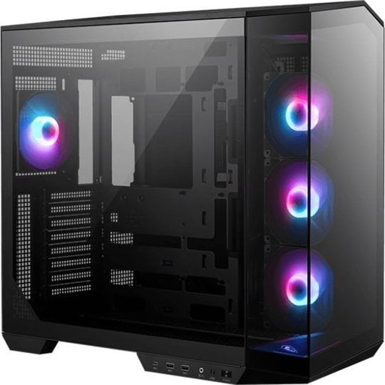 MSI MAG Pano 100R - Gaming Case - 2xUSB 3.2 Gen 1 - 11xUSB 3.2 Gen 2 Type-C - 3x120mm ARGB Fans Gen2 306-7G26R21-HH9