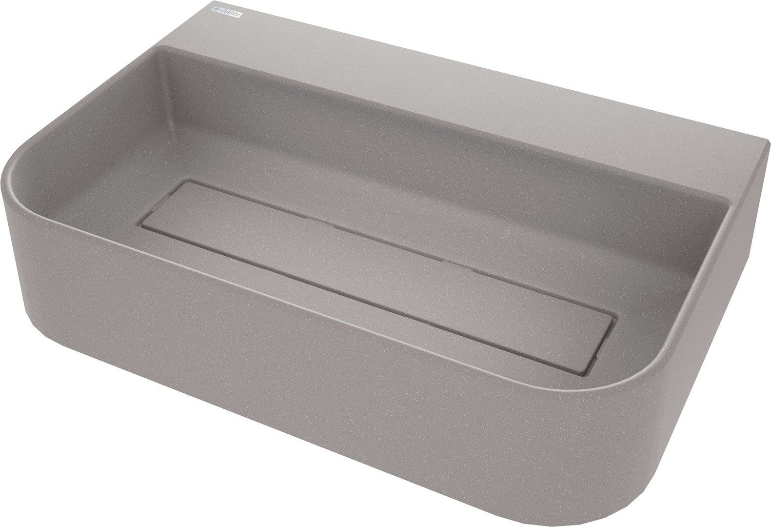 Granite countertop washbasin with faucet space