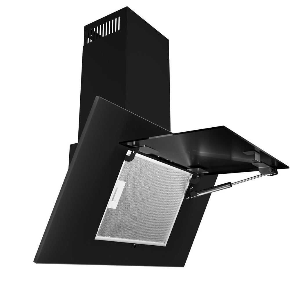 AKPO Cooker Hood Linear LED/Controller 60cm Black 2.0 300 T300