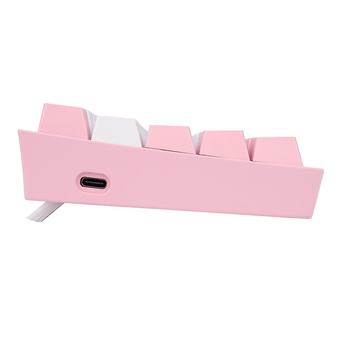 REDRAGON K617-RGB Fizz RGB White/Pink keyboard USB Pink  White