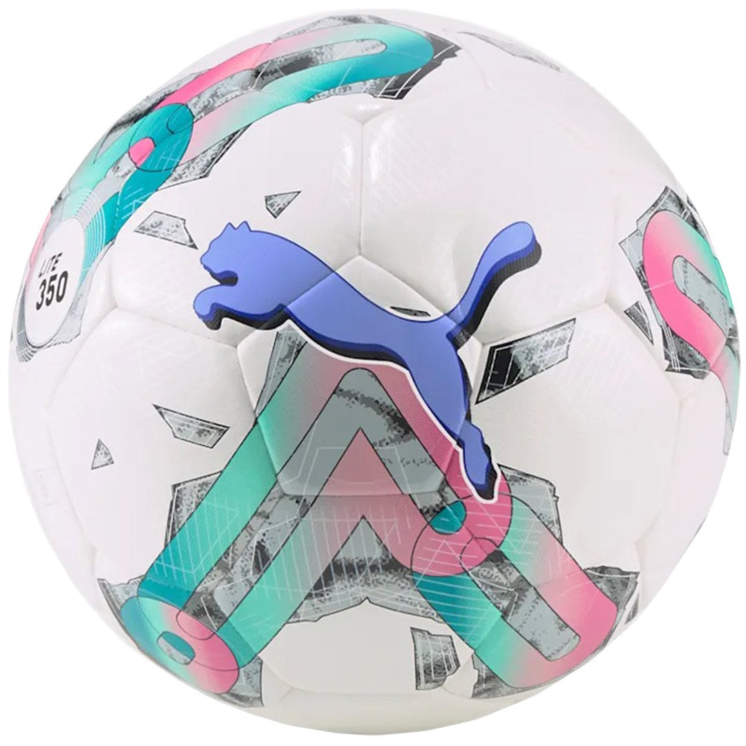 PUMA Orbita 5 Hybrid Lite 350 White-Green-Pink Football 83784 01 4