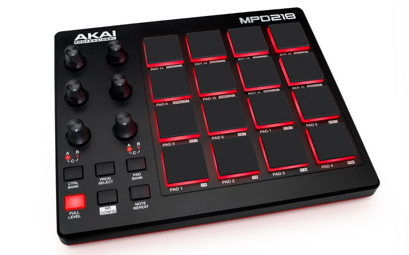 AKAI MPD 218 - Pad Controller MIDI USB Black