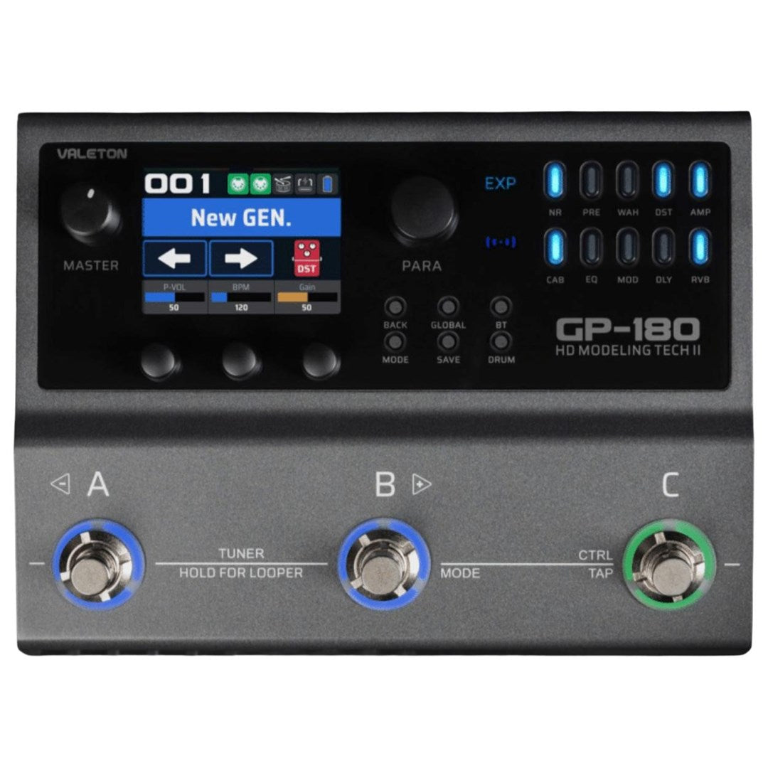 VALETON GP-180 Multi-Effect Guitar Processor | VALGP180