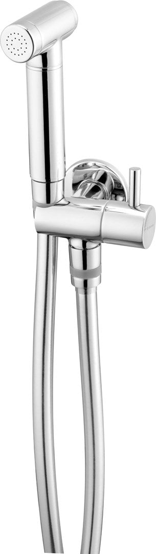 Deante Point Bidetta Set with Angled Connection - Receiver Holder