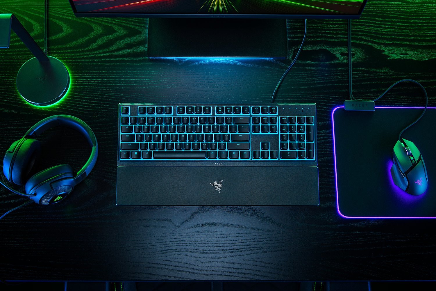 Razer Ornata V3 X - US Full Size Gaming Keyboard with RGB LED Backlighting (RZ03-04470100-R3M1)