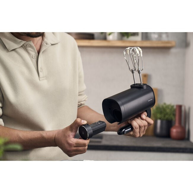 ZWILLING XTEND Cordless Hand Blender Set with Battery, Black