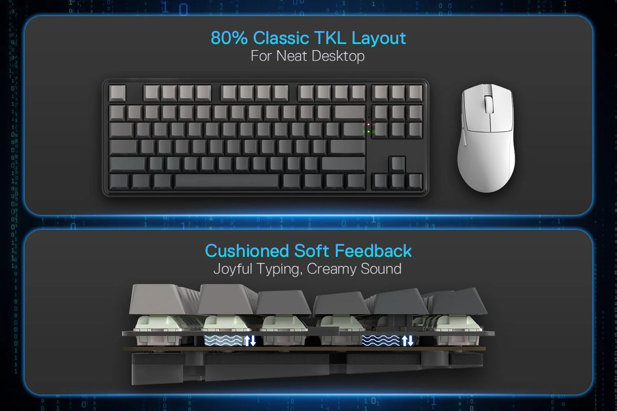 REDRAGON K707SP-RGB-PRO StarBlade keyboard USB + RF Wireless + Bluetooth Black