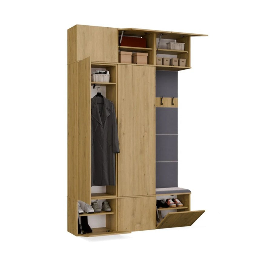 HAGA III 2SZ1W Wardrobe – Artisan Oak