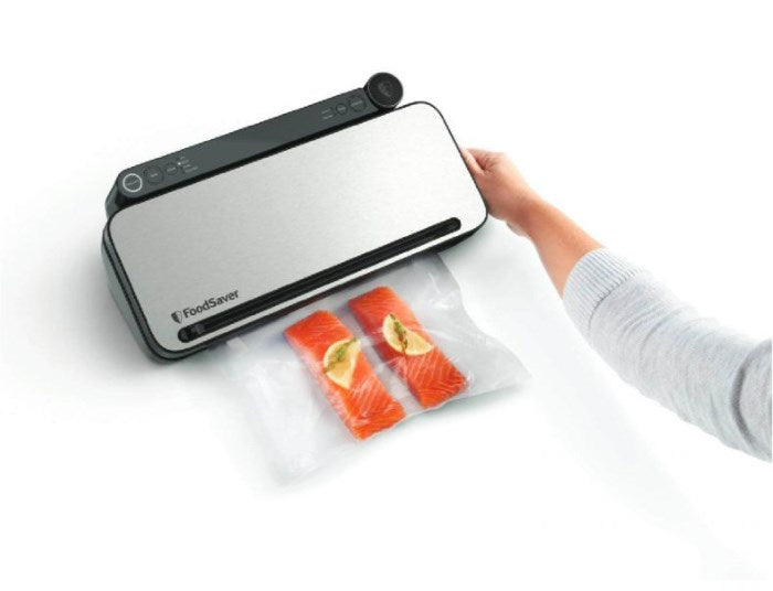 FoodSaver Vacuum Sealer 130W 6.5 l/min Airflow Stainless Steel VS3190X