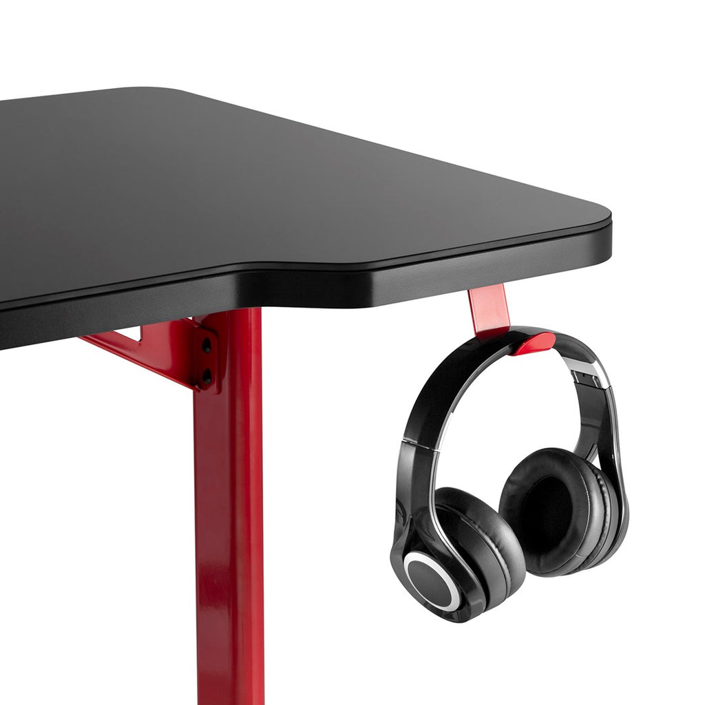 RGB Led NanoRS Gaming Desk  Black  Large  100kg max  Height 760mm  RS163