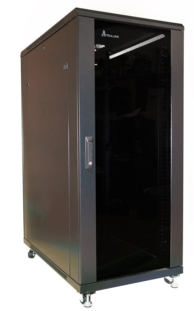 Extralink Rack Cabinet 37U 600x800 Black Standing