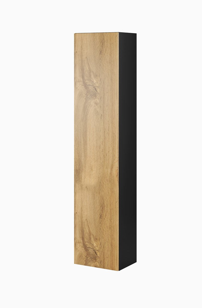 Cama Full Cabinet VIGO '180' 180/40/30 Black/Wotan Oak