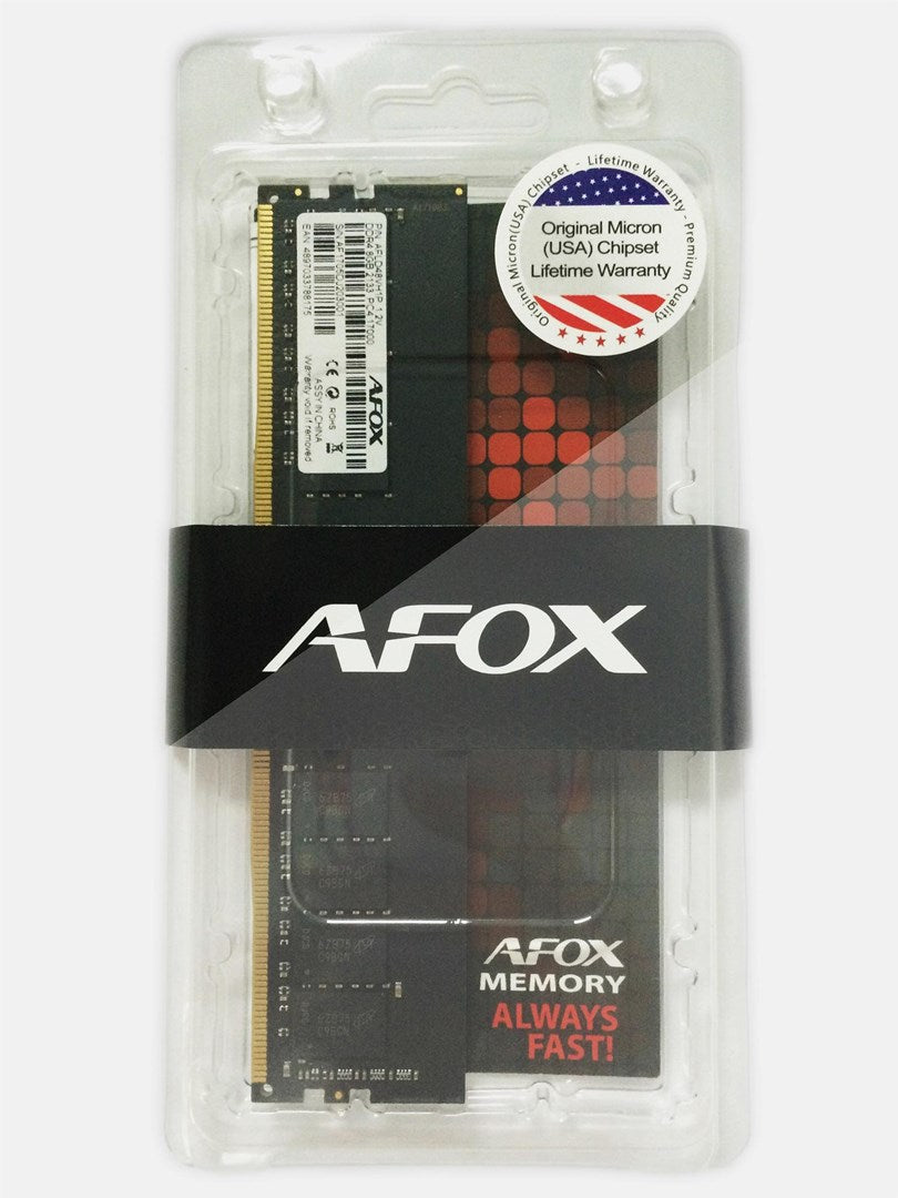 AFOX Memory Module 16GB DDR4 2400MHz 288-pin DIMM AFLD416ES1P