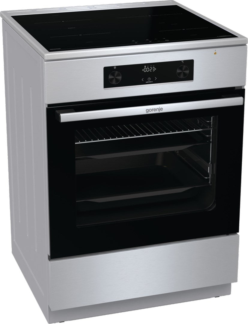 Gorenje Freestanding Cooker Stainless Steel 71 L Induction GEIT6C60XPG