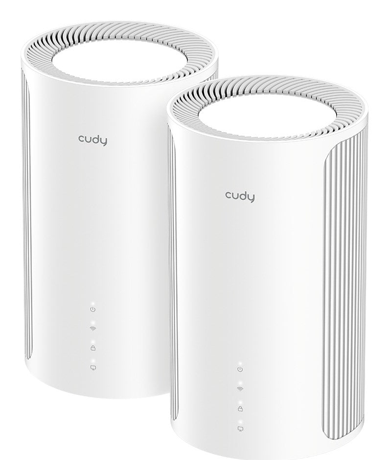 Cudy M11000 Tri-band (2.4 GHz / 5 GHz / 6 GHz) Wi-Fi 7 (802.11be) White 4 Internal