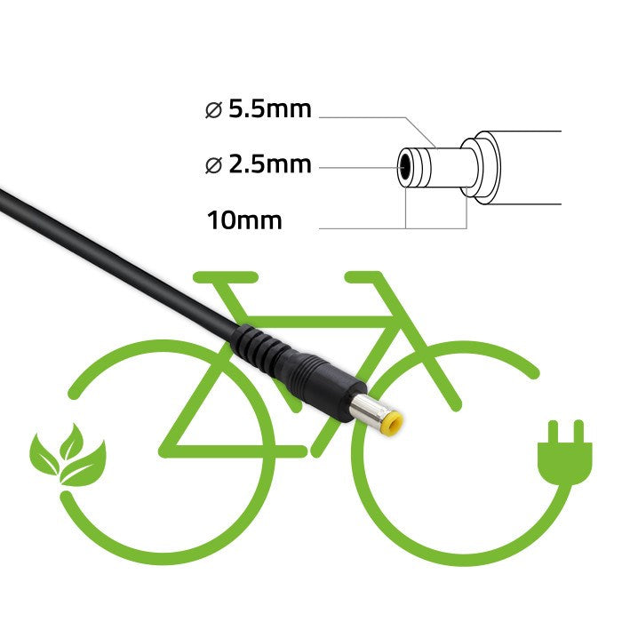 Qoltec Charger for E-Bike Batteries 36V 42V 2A 5.5x2.5