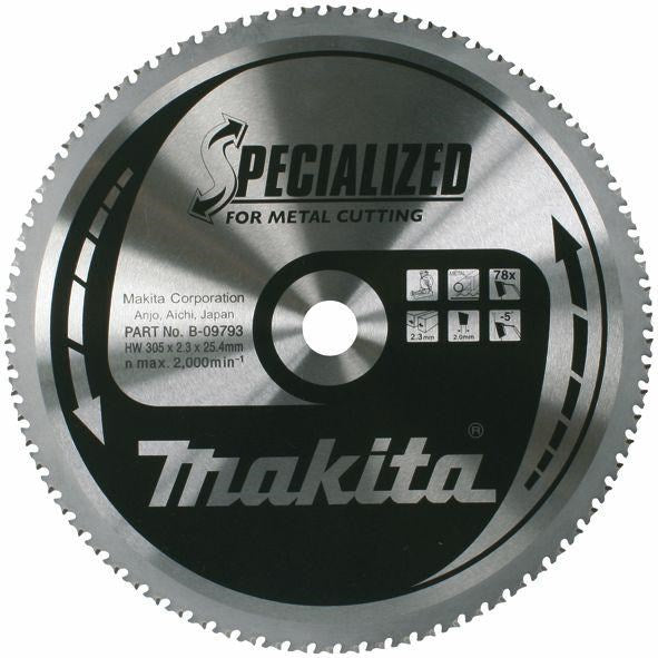 Makita Saw Blade 305 mm for Mild Steel Cutting 78 Teeth 305x25.4x78t