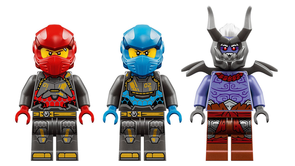 LEGO NINJAGO Building Blocks 71870 The Twin Titan Mechs - 1707 Pieces - 3 Minifigures - Ages 12+