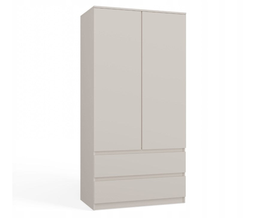 MALWA SS-90 Wardrobe 2 Doors 2 Drawers Cashmere
