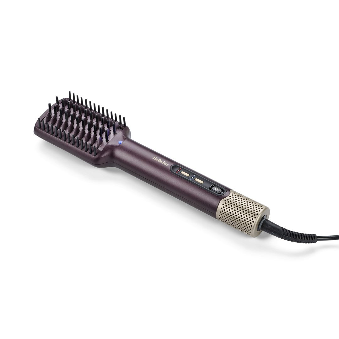 BaByliss Air Power Smooth AS6400E Hair Straightening Brush for Women – Smooth and Shiny Hair