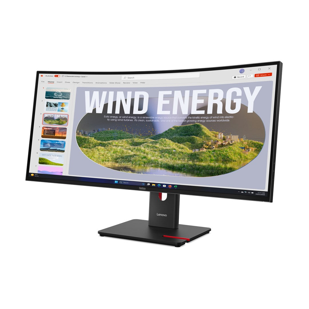 Lenovo T34WD-40 Professional LCD Monitor for Office Use