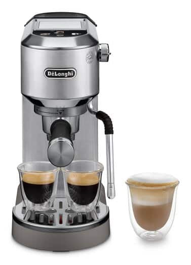 DeLonghi Espresso Machine EC890.M, 1.1 L Water Tank, 15 Bar Pressure, Built-in Milk Frother