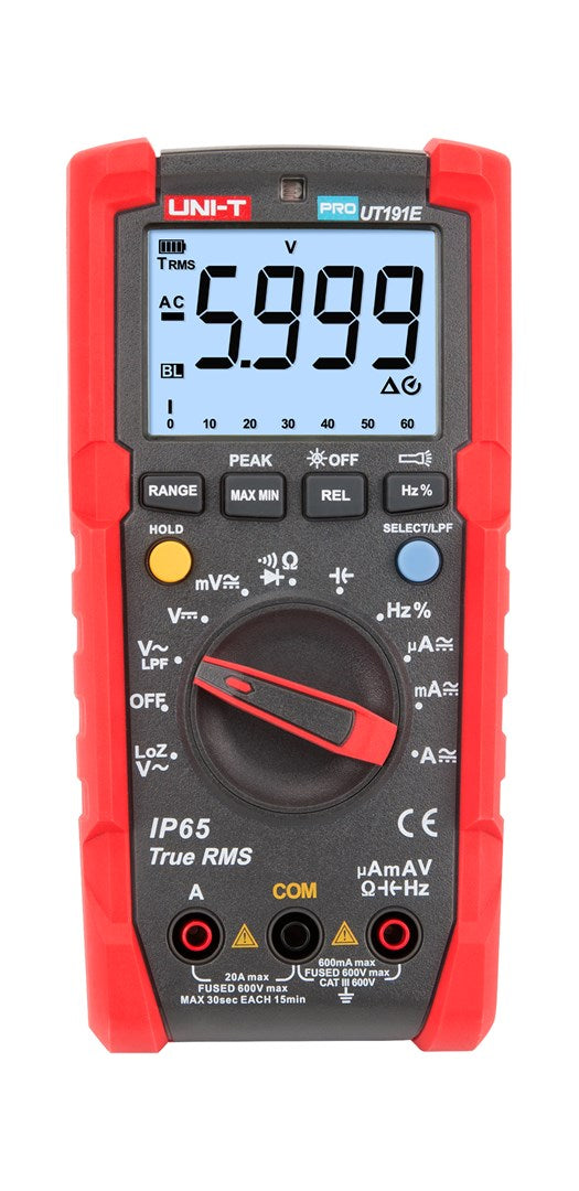 UNI-T Universal Meter 790 g 158 mm x 112 mm x 299 mm Model UT-191E