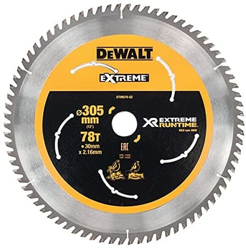 DeWALT FlexVolt XR Mitre Saw Blade DT99576-QZ 30.5 cm