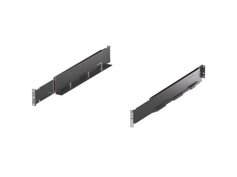 Stalowe szyny montażowe do szaf rack 19”  przeznaczone do UPS i EBP. Zapewniają stabilny montaż  wysoką nośność oraz możliwość wysuwania urządzenia w celach serwisowych. Kompatybilne z szafami o regulowanej głębokości. ALANTEC