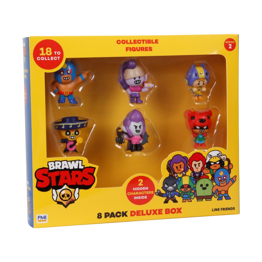 BRAWL STARS S2 Figures - 8 Pack Deluxe Box Ver. B