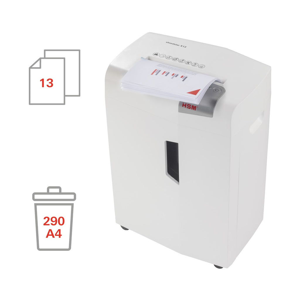 HSM Shredstar X13 Pre-shredder Particle Cut 4x37 mm