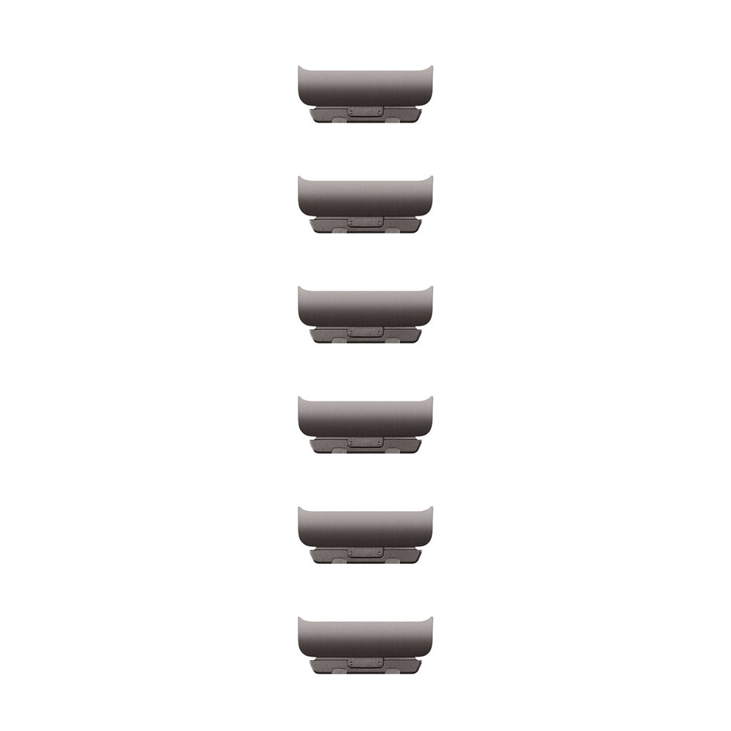 Apple 46 mm Slate Link Bracelet Kit, Stainless Steel, Compatible with 44 mm-49 mm, Model Q601-0GH