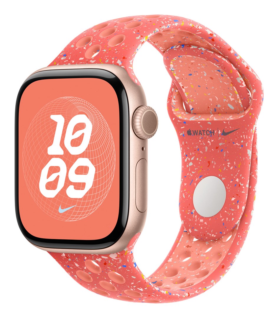 Apple Band for Apple Watch 42 mm, Orange, Fluoroelastomer, M/L, Model MYL33ZM/A