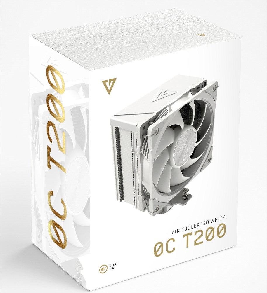 MODECOM Volcano 0C T200 Processor Air Cooler 120 mm White