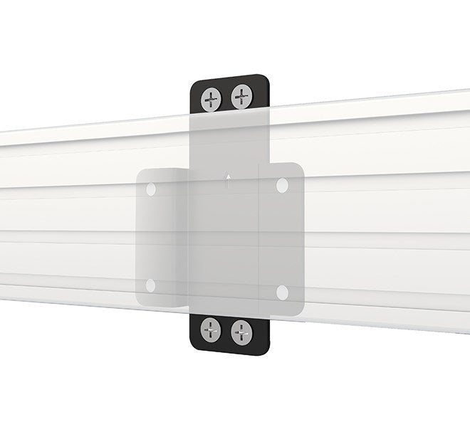 B TECH Bracket for BT8390 - 19 mm Depth, Max Distance 4.9 cm, Black - Model 1MBTA003