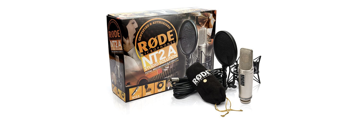 RODE NT2-a - Silver Stage/Performance Microphone - Variable Patterns