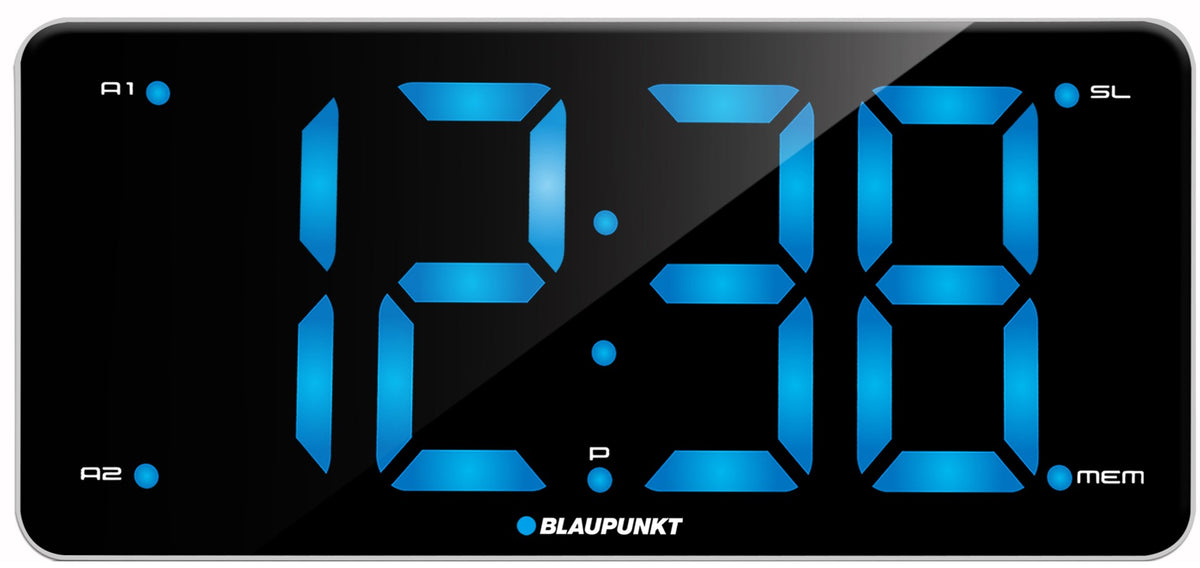 Blaupunkt CR15WH alarm clock Digital alarm clock Black White