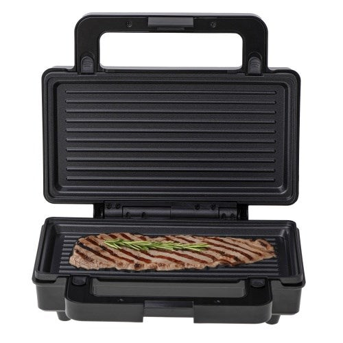 Adler CR 3074 Sandwich maker 2-in-1 Black  Stainless steel