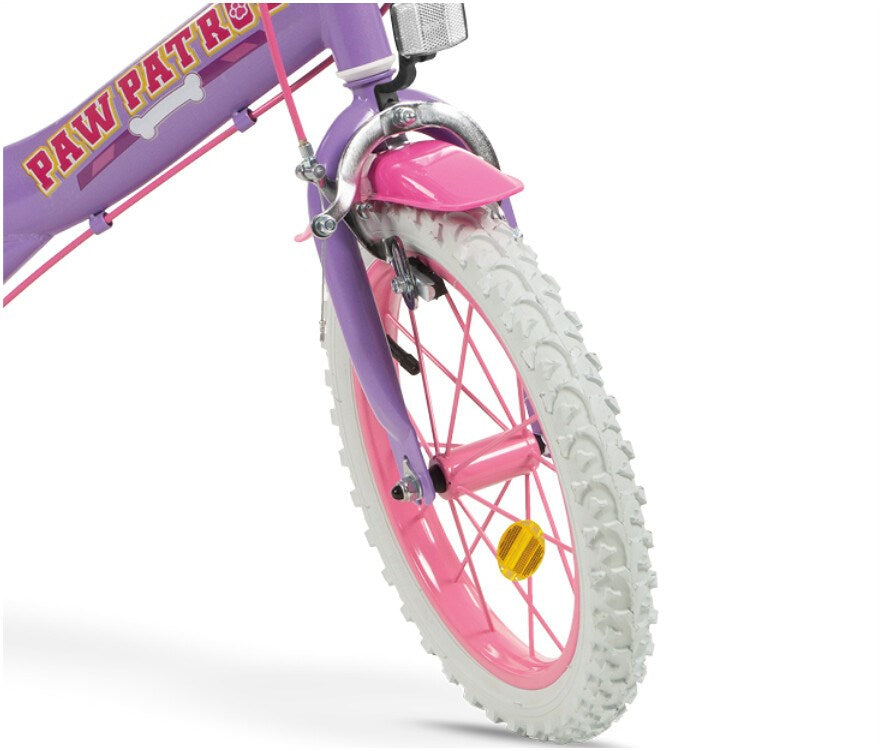 TOIMSA Children's Bike 14" Paw Patrol Purple for Girls 105-117 cm
