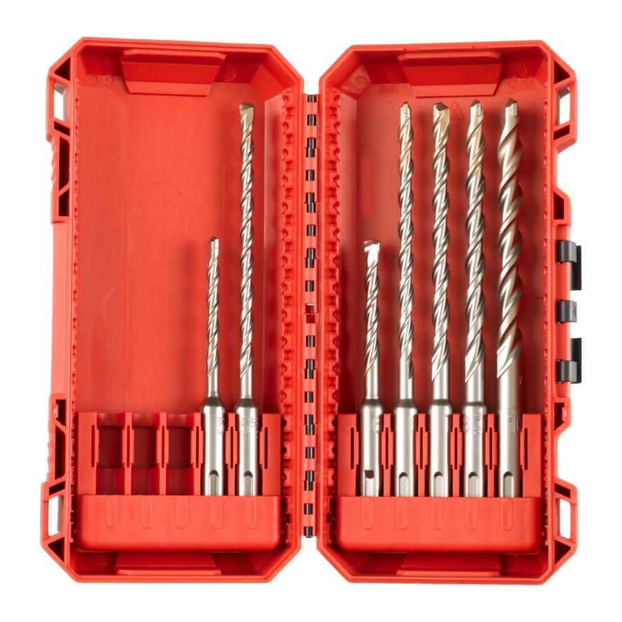 MILWAUKEE SDS Plus Drill Bit Set 7 Pieces 500 g 4932492116