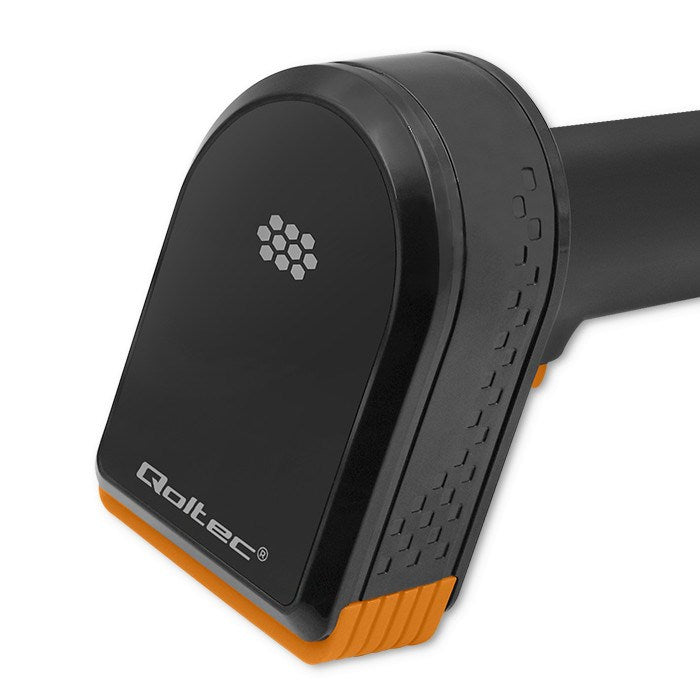 Qoltec Wireless Barcode Reader and QR Code Scanner 1D 2D 2.4 G Docking Station