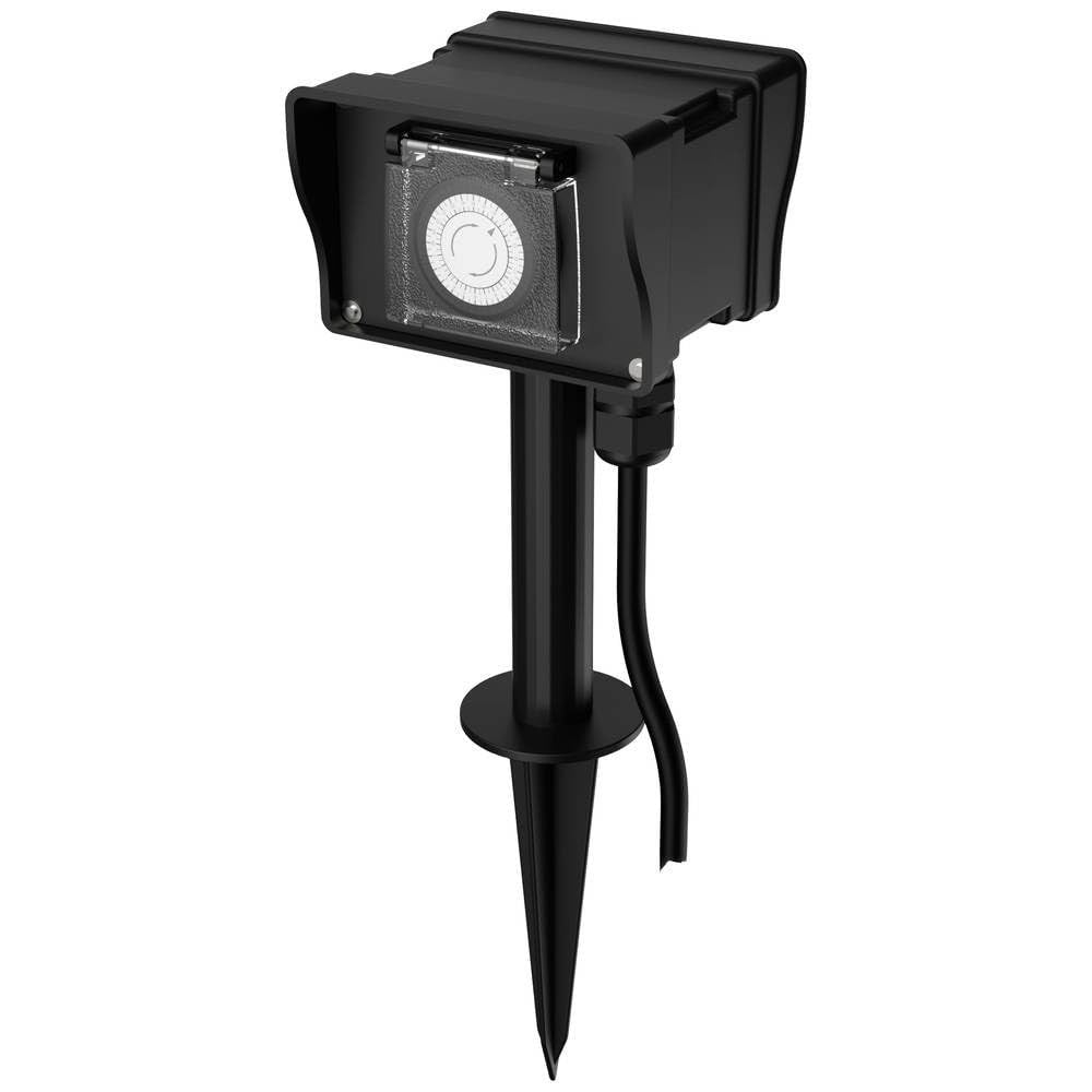 Ansmann 1260-0012 electrical timer Black Daily/Weekly timer