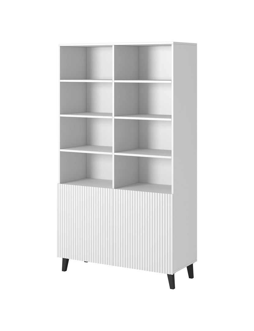 PAFOS Shelving Unit 100 x 40 x 176.5 cm White Matt 100x40x176.5
