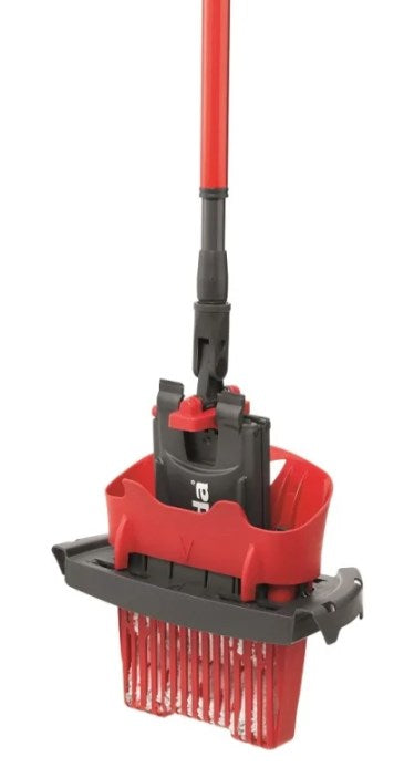 Vileda Mop System & Bucket Single Tank Black - Red (157870)