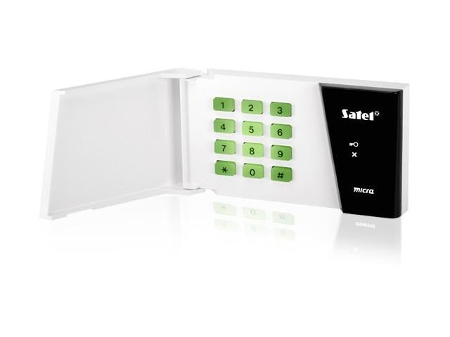Satel MKP-300 Wireless Keypad Security Access Control System 433.05/434.79 MHz Black White